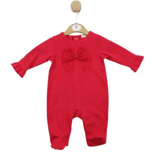 Mintini Girls Red Sparkle All In One
