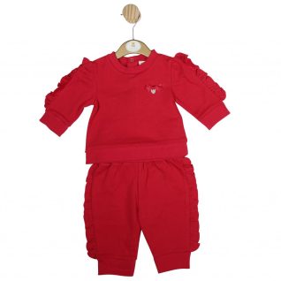 Mintini Red Frill Two Piece