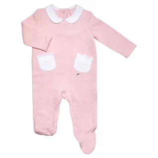 Pink Jaquard All in One